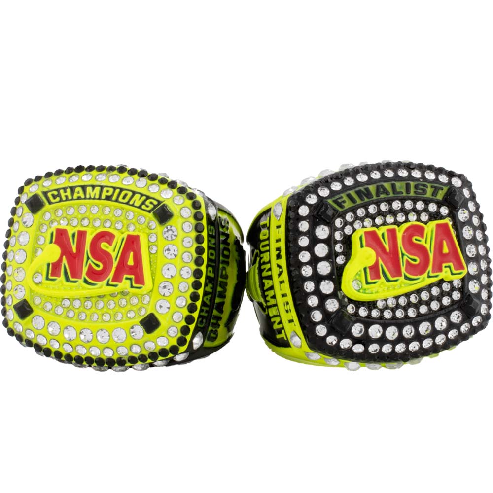 NSA Tournament Rings - Neon Yellow