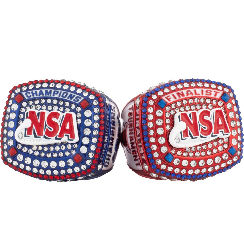 NSA Tournament Rings - Red White & Blue