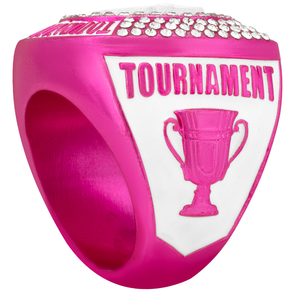NSA Tournament Ring - Pink and White