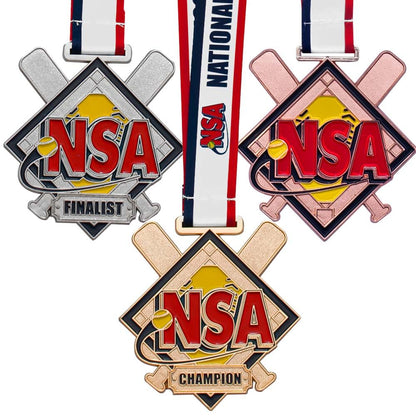 3.5" NSA CHAMPION & FINALIST MEDALS