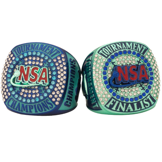 NSA Tournament Ring - Purple and Teal