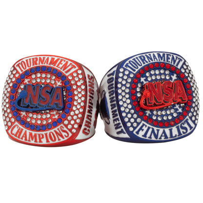 NSA Tournament Ring - Red White and Blue