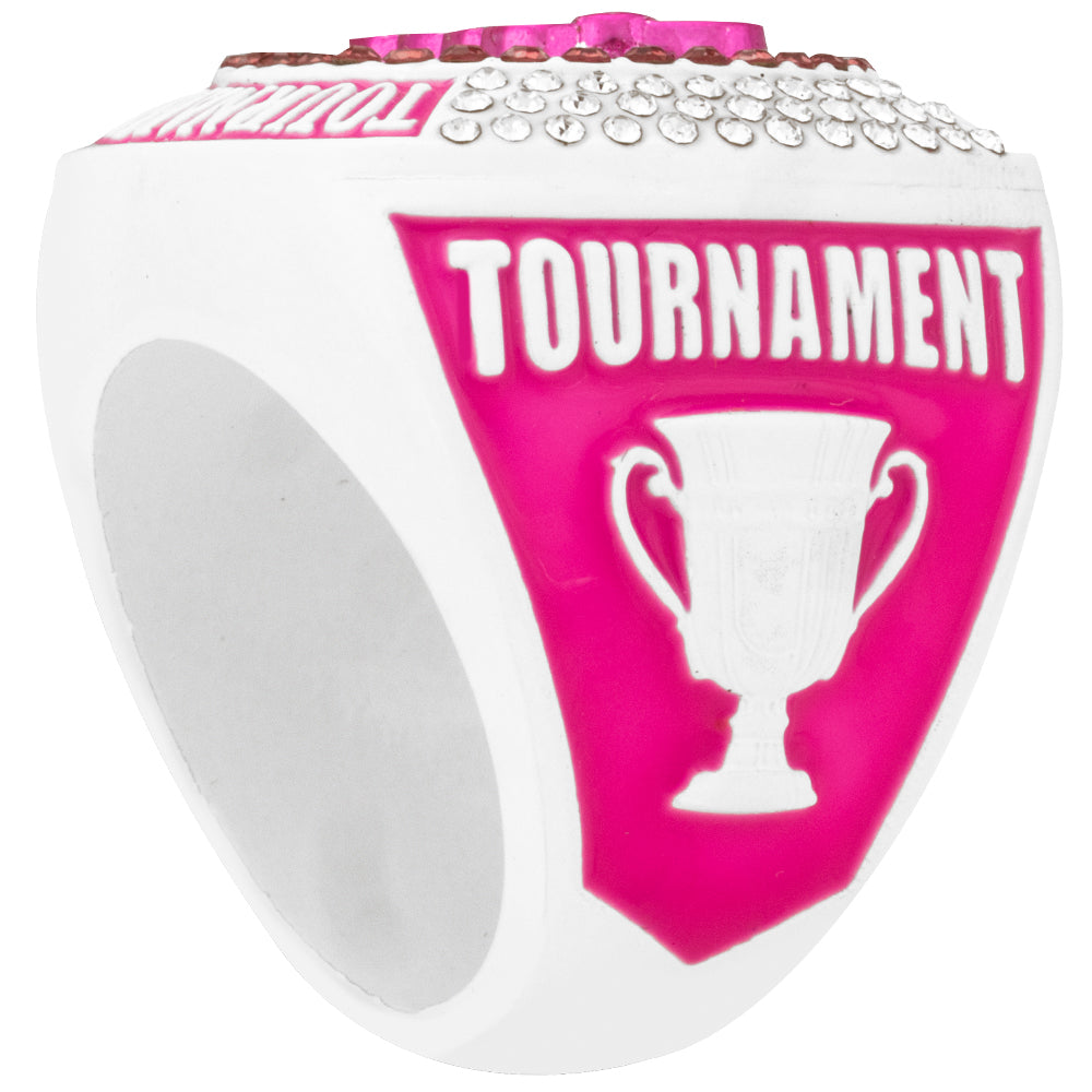 NSA Tournament Ring - Pink and White