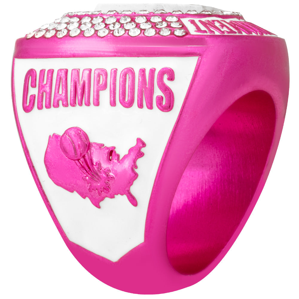 NSA Tournament Ring - Pink and White
