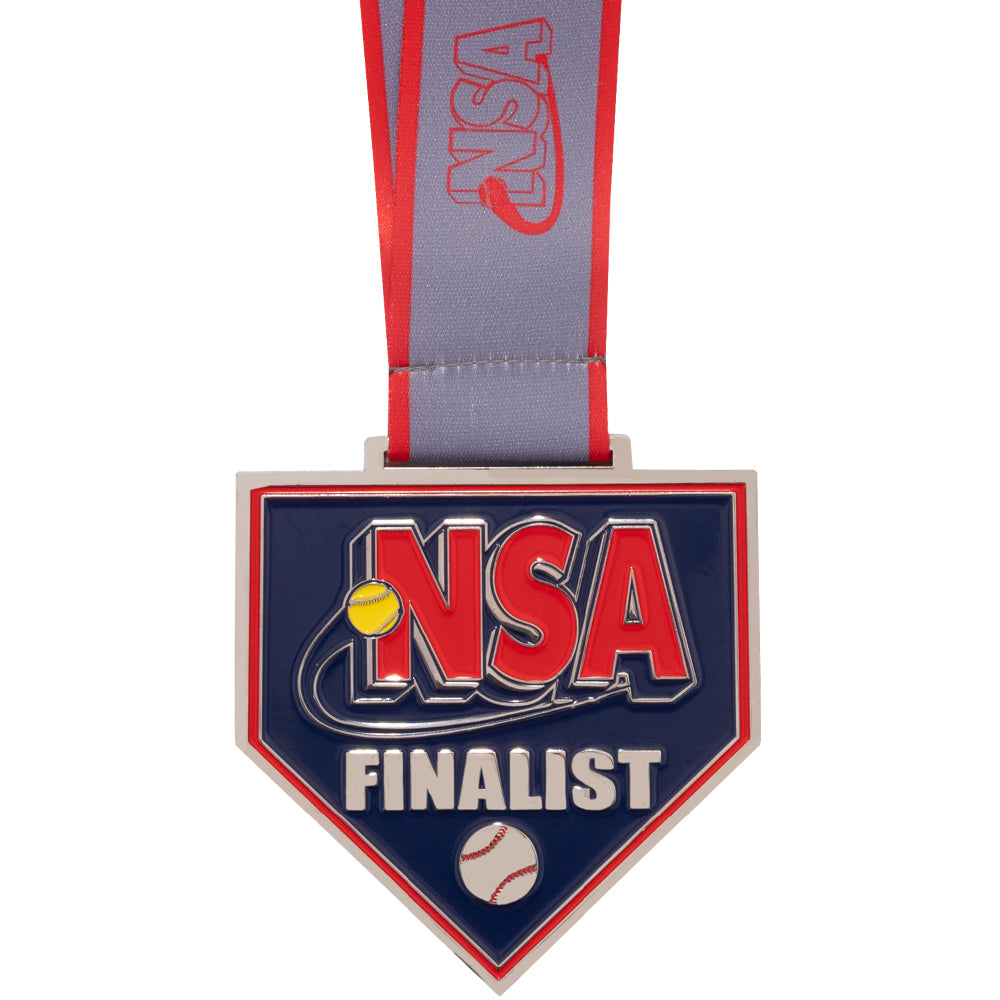 NSA Homeplate Medal - Gold/Silver/Bronze