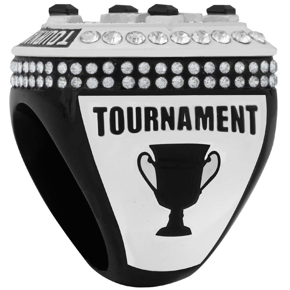 NSA Black/White Tournament Ring