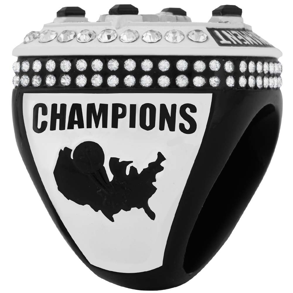 NSA Black/White Tournament Ring