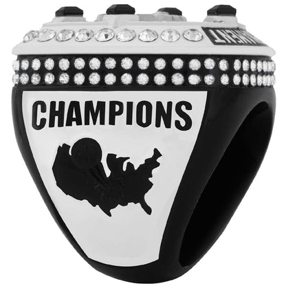 NSA Black/White Tournament Ring