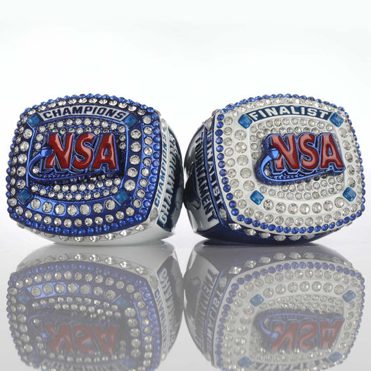 NSA Tournament Rings - Blue & White