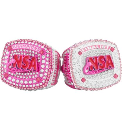 NSA Four Diamond Pink Ring